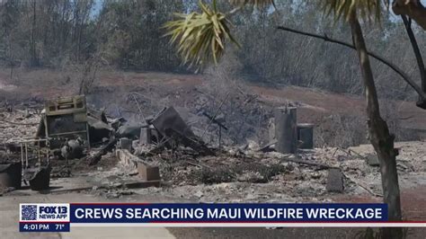 Maui surveys the wreckage caused by the deadliest US wildfire in years